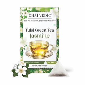 Samaara Tulsi Green Tea – Jasmin (20 Teebeutel)