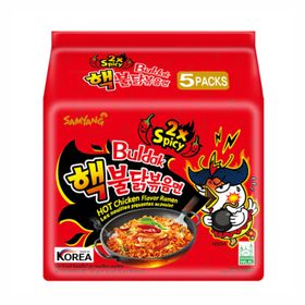 Inst. Nudeln Samyang Extreme 2x Hot Chicken Flavour Ramen (5x140g)