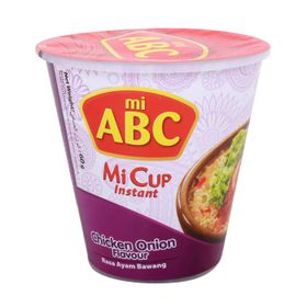 ABC Instant-Nudeln Cup Hähnchen-Zwiebel-Geschmack (60 g)
