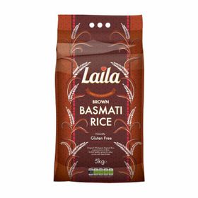Laila Brown Basmati-Reis (5 kg)