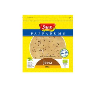 Swad Papadums Jeera Kreuzkümmel (200 g)