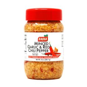 Badia Gehackter Knoblauch &amp; Rote Chilischote (226,7 g/8 oz)