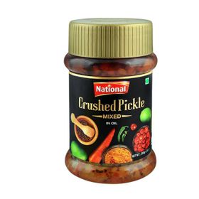 National – Zerkleinerte Gewürzgurken in Öl (390 g)