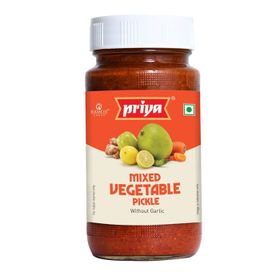 Priya Gemischtes Gemüse-Pickles (ohne Knoblauch) (300 g)