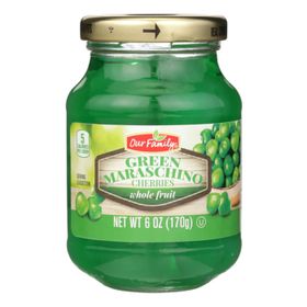 Sonderangebot Grüne Maraschino-Kirschen (6 oz/170 g)