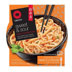 Obento Sweet &amp; Sour Udon Noodle Bowl (240 g)
