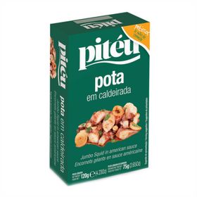 Piteu pota em cadeirada/Riesenkalmar in Sauce (120 g)