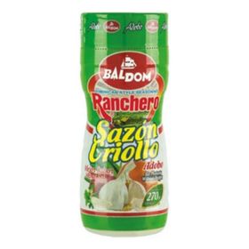 Baldom Ranchero Sazon Tapa Verde Sin Pimienta (270 g)