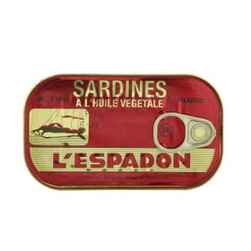 L`Espadon Sardinen in Pflanzenöl (125 g)