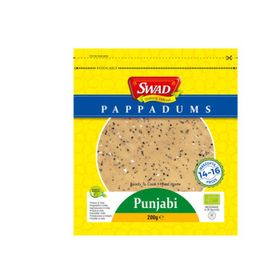 Swad Papadums Punjabi mit schwarzem Pfeffer (200 g)