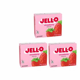 Jell-O Erdbeere 3X (3 oz/85 g)