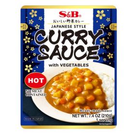 S&amp;B; Curry-Sauce mit Gemüse, scharf (210 g)