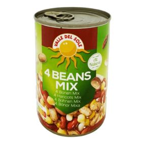Valle del Sole 4-Bohnen-Mischung (400 g)