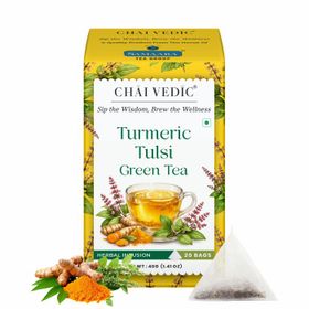 Samaara Kurkuma-Tulsi-Grüntee (20 Teebeutel)