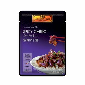 Lee Kum Kee Würzige Knoblauch-Pfannengerichte-Sauce, (80 g)